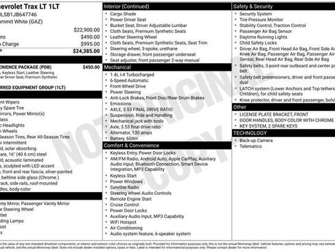 Used 2018 Chevrolet Trax LT w/ LT Convenience Package FWD image 28