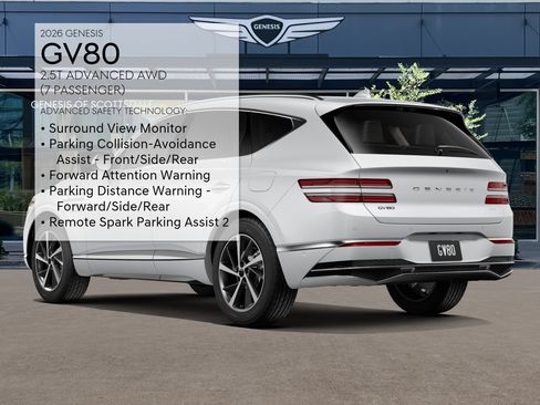 New 2026 Genesis GV80 2.5T Advanced AWD/4WD image 7