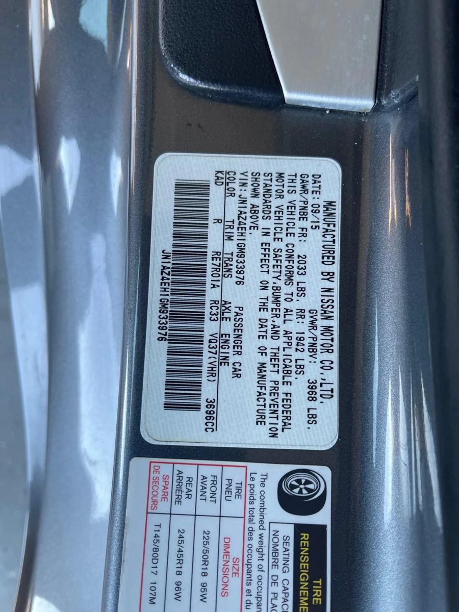 Used 2016 Nissan 370Z Touring RWD image 36