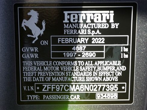 Certified 2022 Ferrari 812 GTS image 51