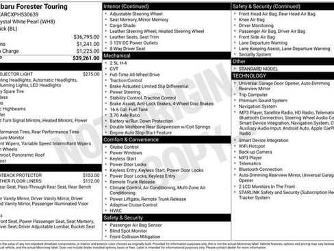 Used 2023 Subaru Forester Touring AWD/4WD image 32