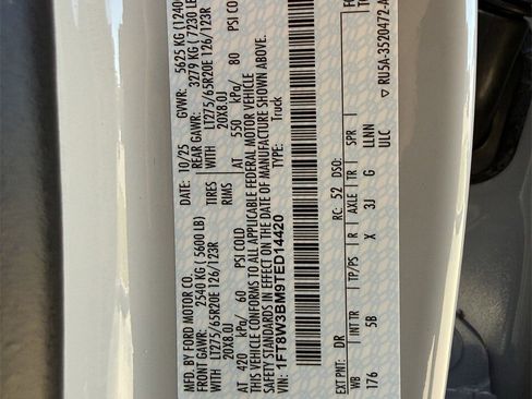 New 2026 Ford F350 Lariat w/ Black Appearance Package image 45