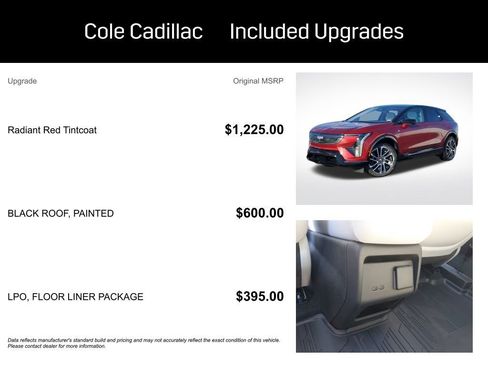 New 2026 Cadillac Optiq Sport 1 w/ LPO, Floor Liner Package image 4