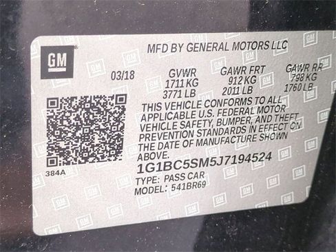 Certified 2018 Chevrolet Cruze LS image 31