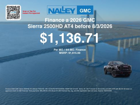 New 2026 GMC Sierra 2500 AT4 w/ AT4 Premium Plus Package AWD/4WD image 7