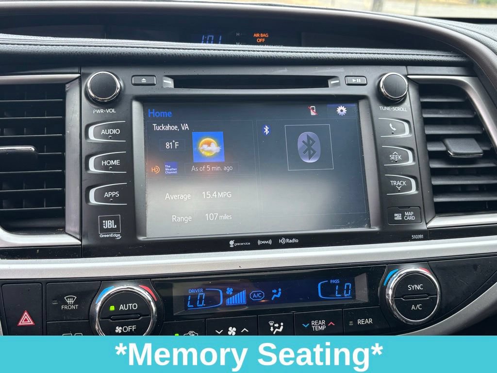 Used 2019 Toyota Highlander Limited w/ Carpet Mat Package (TMS) AWD/4WD image 26