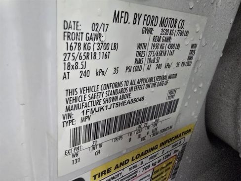 Used 2017 Ford Expedition EL XLT AWD/4WD image 43