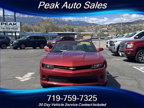 Used 2015 Chevrolet Camaro LT RWD image 3
