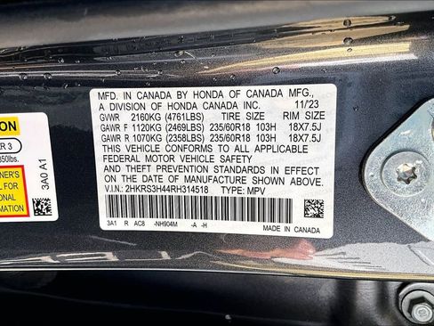 Used 2024 Honda CR-V EX image 16