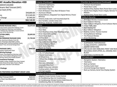 Used 2026 GMC Acadia Elevation w/ Super Cruise Package AWD/4WD image 49