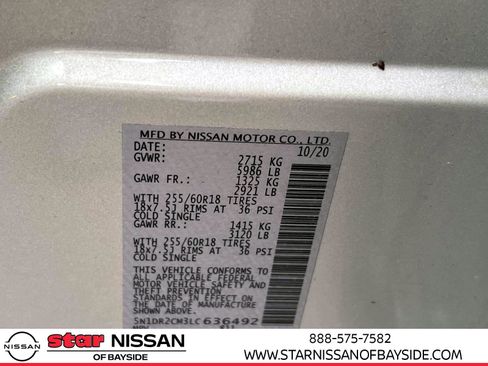 Used 2020 Nissan Pathfinder SL AWD/4WD image 17