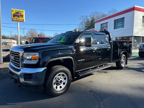 Used 2017 GMC Sierra 3500 4x4 Crew Cab w/ Snow Plow Prep Package image 1