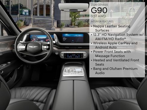 New 2026 Genesis G90 3.5T AWD/4WD image 21
