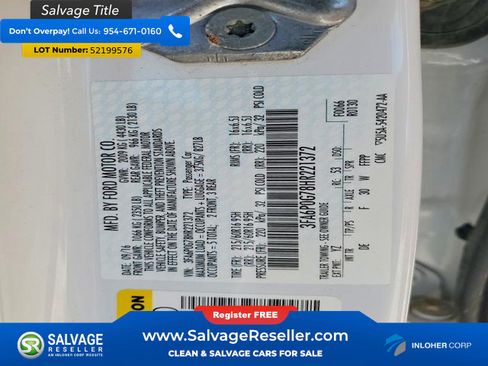 Used 2017 Ford Fusion S FWD image 16