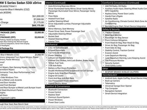 Certified 2025 BMW 530i xDrive w/ M Sport Package image 41