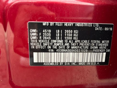 Used 2017 Subaru Legacy 2.5i Sport image 35