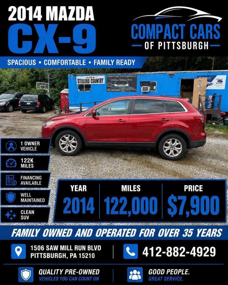 Used 2014 MAZDA CX-9 Touring w/ Touring Technology Package AWD/4WD image 1