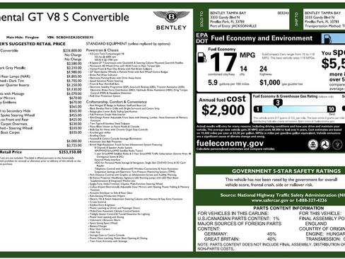 Used 2016 Bentley Continental GT V8 S AWD/4WD image 6
