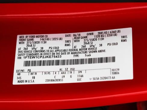 Used 2018 Ford F150 XLT w/ Equipment Group 302A Luxury image 54