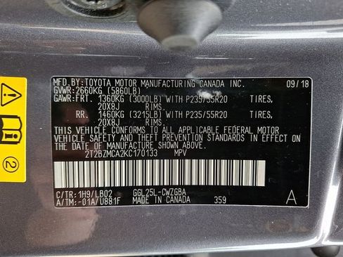 Used 2019 Lexus RX 350 AWD w/ Navigation Package image 27
