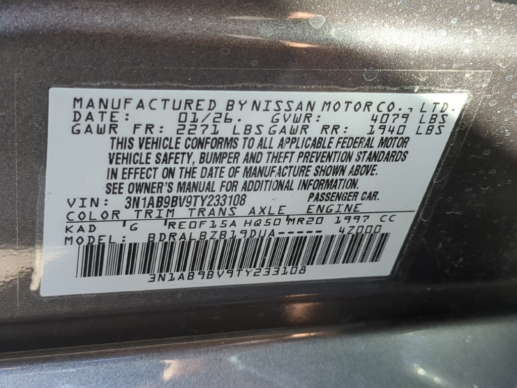 Certified 2026 Nissan Sentra S w/ Floor Mat Package FWD image 33
