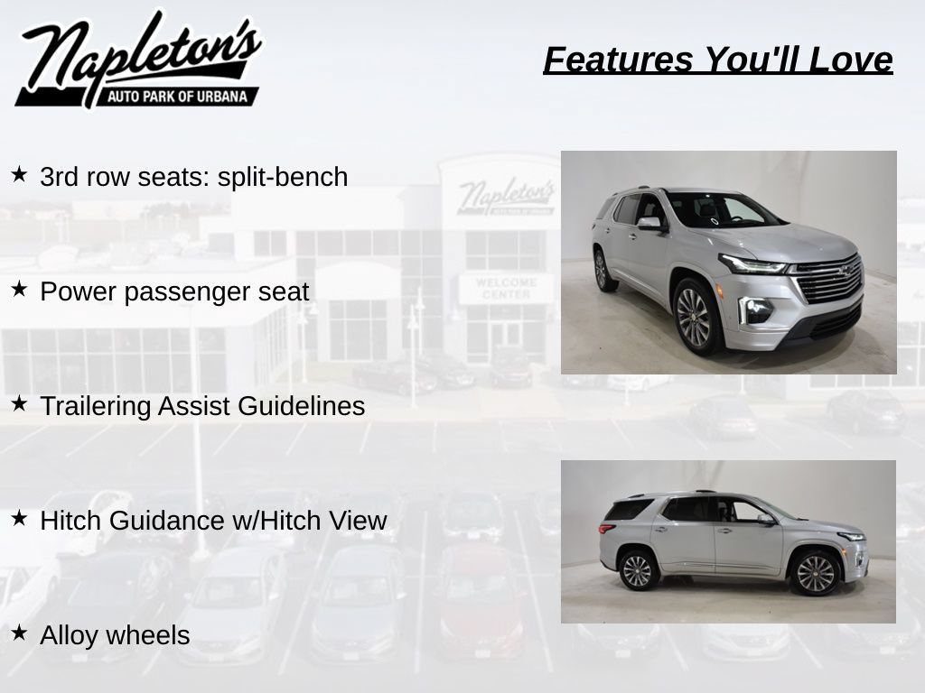 Used 2022 Chevrolet Traverse Premier w/ LPO, Floor Liner Package AWD/4WD image 32