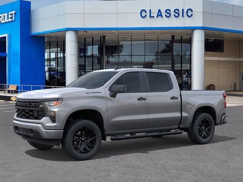 New 2026 Chevrolet Silverado 1500 Custom w/ Turbomax Blackout Package RWD image 2