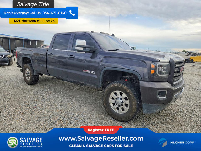 Used 2015 GMC Sierra 3500 SLT w/ Duramax Plus Package AWD/4WD image 5