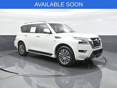 Used 2021 Nissan Armada SL w/ Captain's Chairs Package AWD/4WD image 1