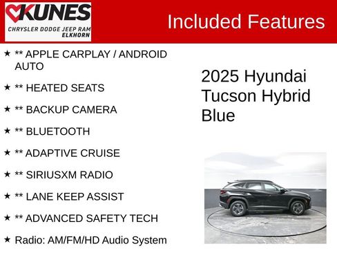 Used 2025 Hyundai Tucson Blue image 3
