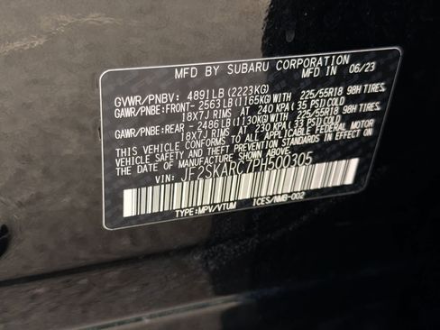 Certified 2023 Subaru Forester Touring AWD/4WD image 38