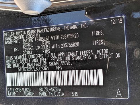 Used 2020 Toyota Highlander Limited AWD/4WD image 31