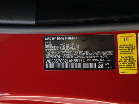 Used 2020 BMW M4 CS w/ Executive Package image 34