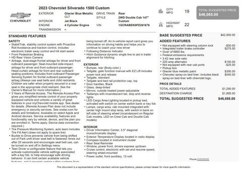 Certified 2023 Chevrolet Silverado 1500 Custom RWD image 35