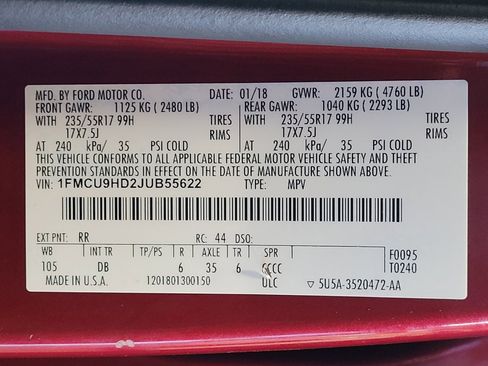 Used 2018 Ford Escape SEL AWD/4WD image 33