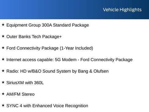 New 2026 Ford Bronco Sport Outer Banks w/ Outer Banks Tech Package+ AWD/4WD image 3