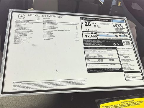 New 2026 Mercedes-Benz GLC 300 4MATIC image 18