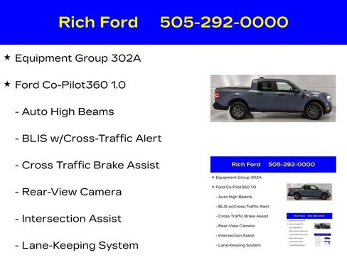 Used 2025 Ford Maverick XLT w/ Equipment Group 302A AWD/4WD image 11