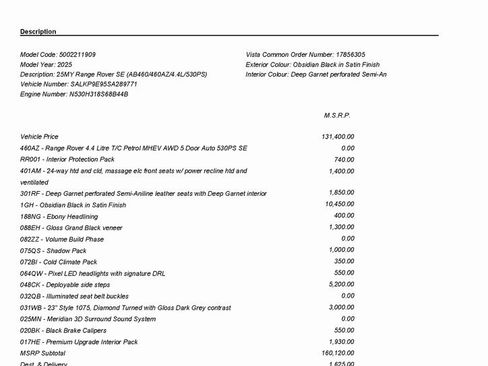 New 2025 Land Rover Range Rover SE image 3