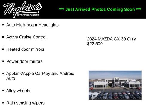 Used 2024 MAZDA CX-30 AWD 2.5 S w/ Select Sport Pkg image 2