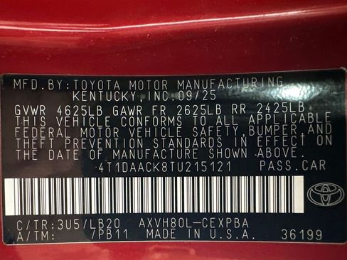 Used 2026 Toyota Camry XSE FWD image 11