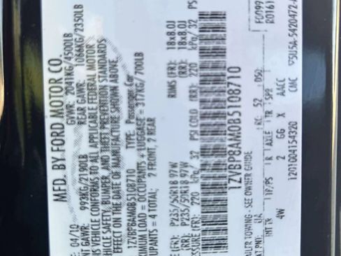 Used 2011 Ford Mustang Premium w/ 203A Rapid Spec Order Code image 16