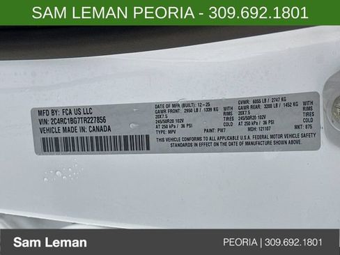 New 2026 Chrysler Pacifica Select w/ S Appearance Package FWD image 31