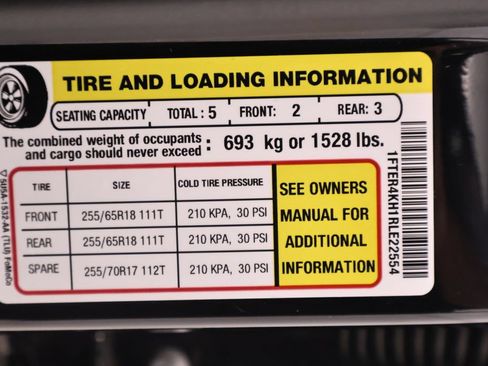 Certified 2024 Ford Ranger Lariat w/ FX4 Off-Road Package AWD/4WD image 47