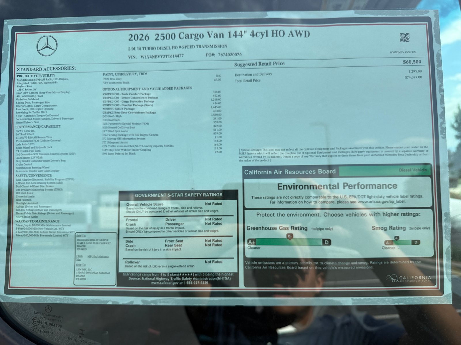 New 2026 Mercedes-Benz Sprinter 2500 image 35