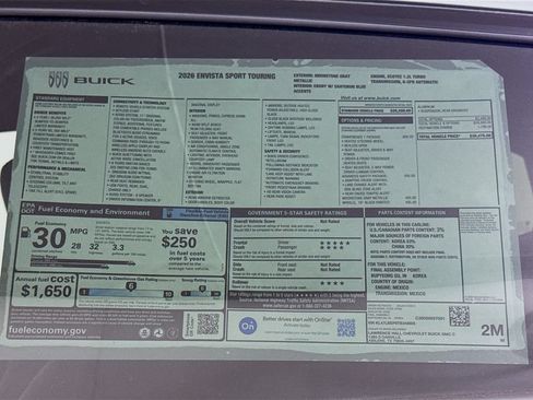 New 2026 Buick Envista Sport Touring w/ Convenience I Package FWD image 19