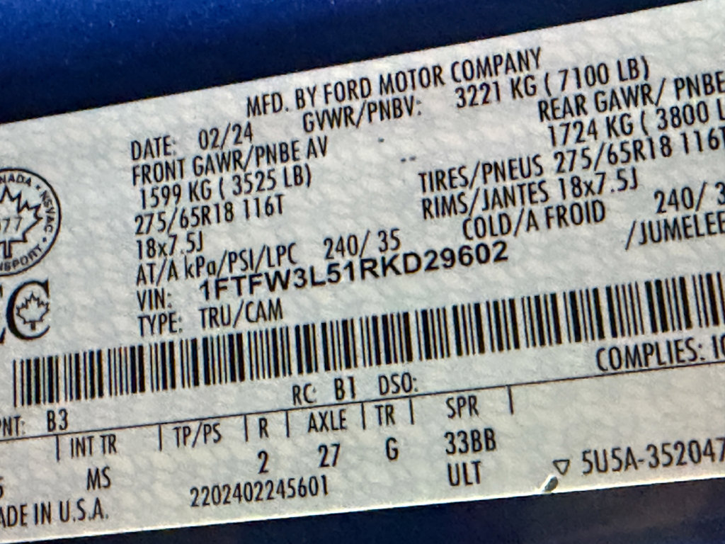 Used 2024 Ford F150 XLT AWD/4WD image 55