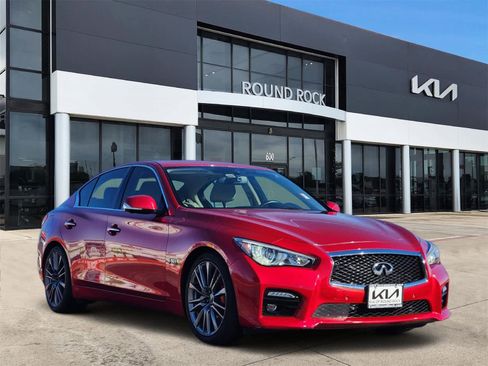 Used 2017 INFINITI Q50 Red Sport 400 image 3