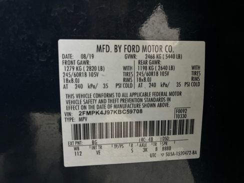 Used 2019 Ford Edge SEL w/ Equipment Group 201A image 83