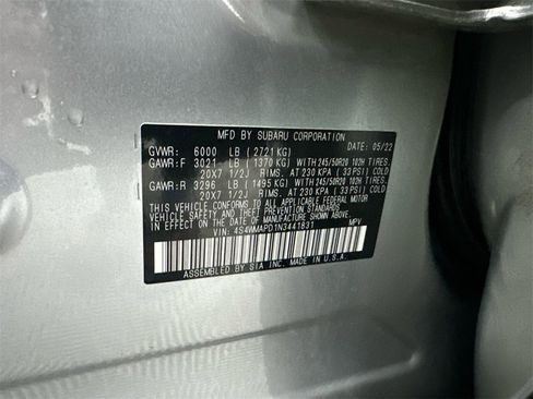 Used 2022 Subaru Ascent Limited w/ Technology Package image 37